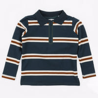 Striped French Polo