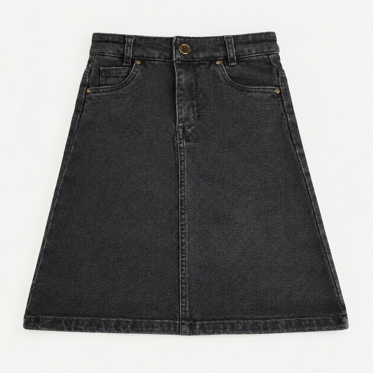 Straight Jean Skirt
