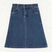 Straight Jean Skirt