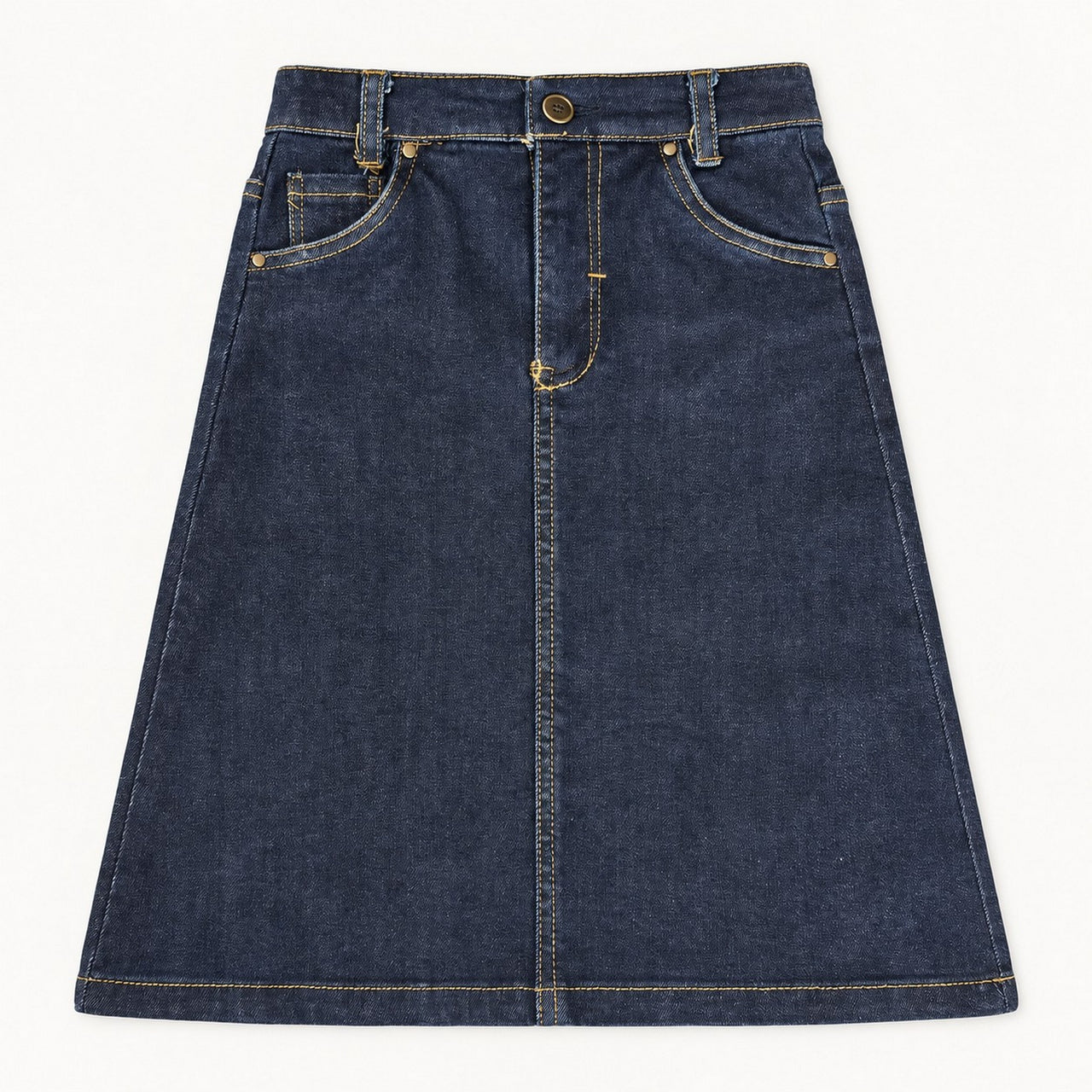 Straight Jean Skirt