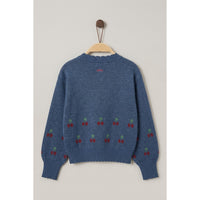 Girls Cherry Sweater