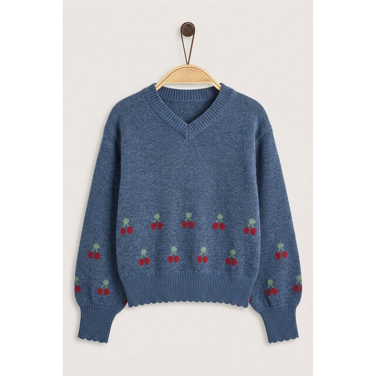 Girls Cherry Sweater