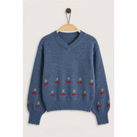 Girls Cherry Sweater