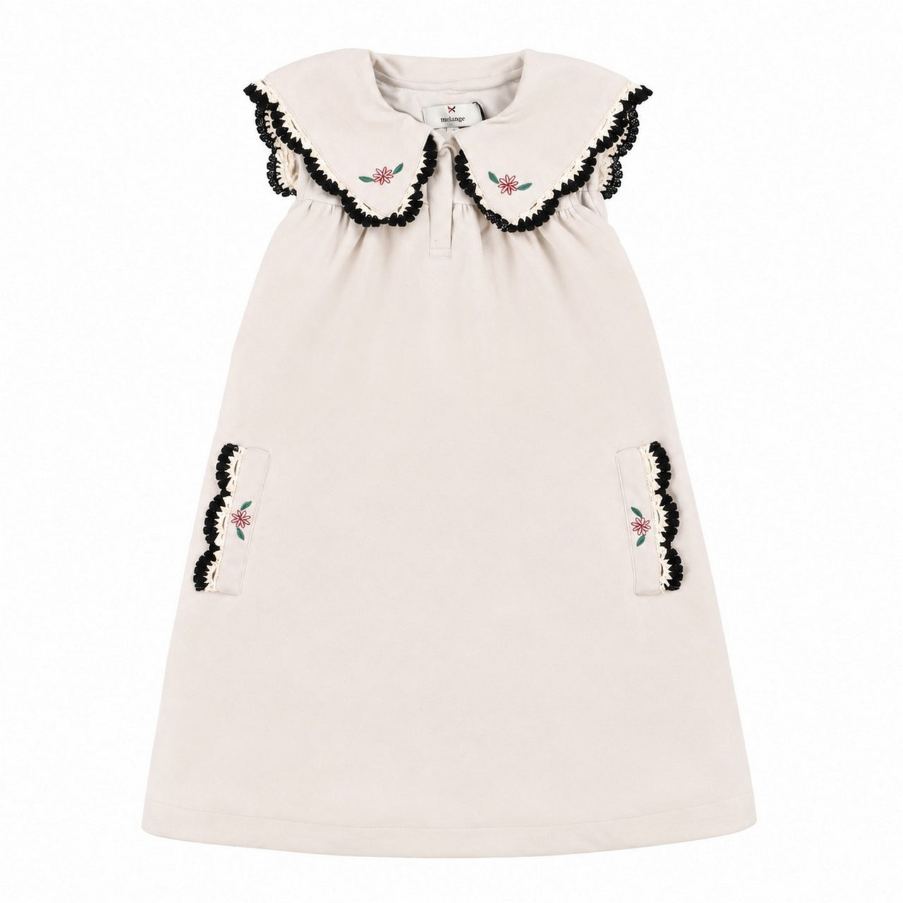 Melange Sailor Collar Jumper