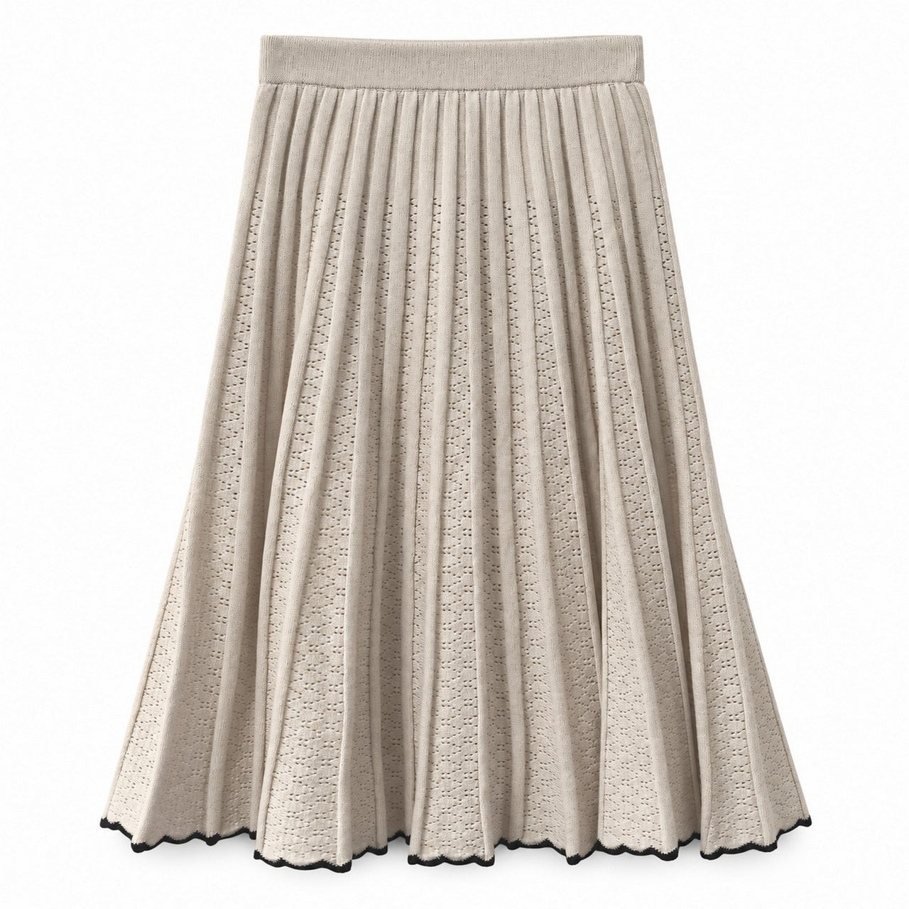 Melange Knit Skirt