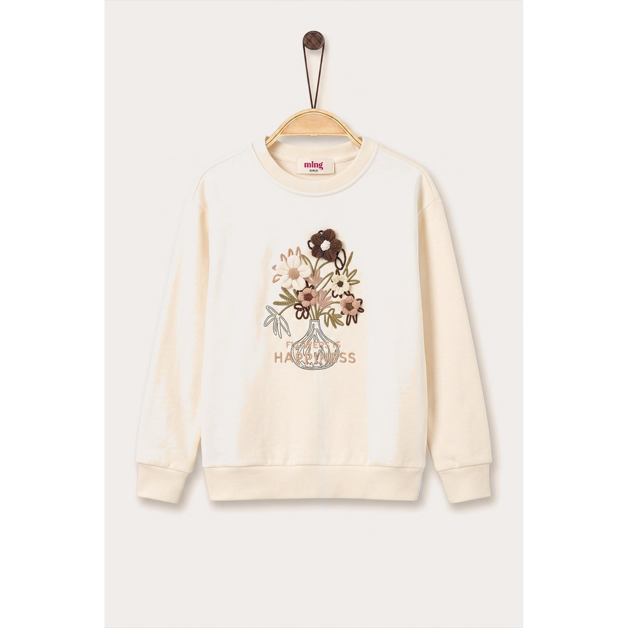 Melange Flowers Sweatshirt