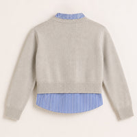 Melange Teddy Knit Top