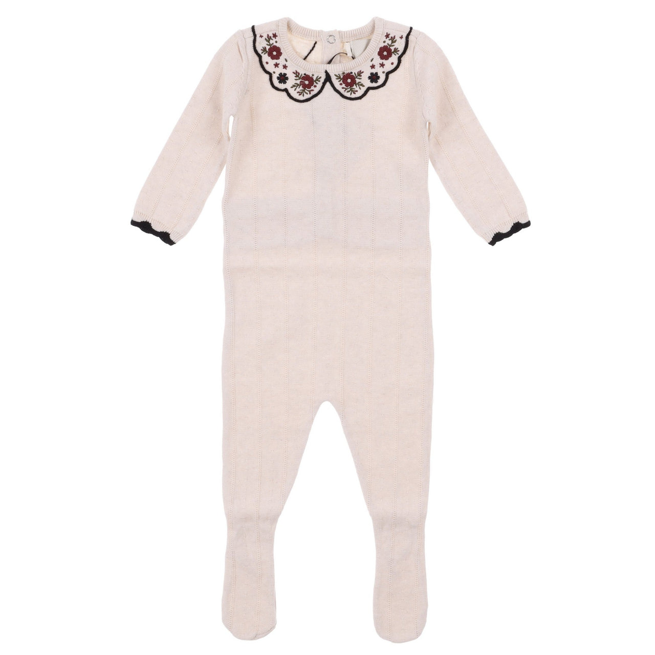 Melange Knit Baby Stretchie/Set