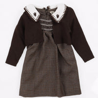 Melange Rowan Checkered Romper Set/ Dress