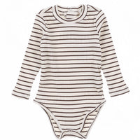 Melange Striped Onesie