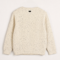 Melange Button Sweater