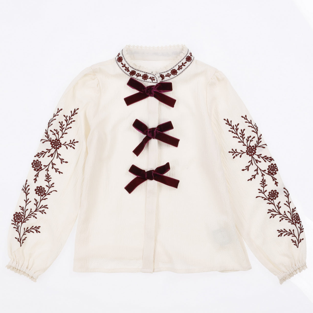Melange Bow Top