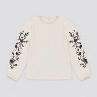 Melange Floral EMB Shirt
