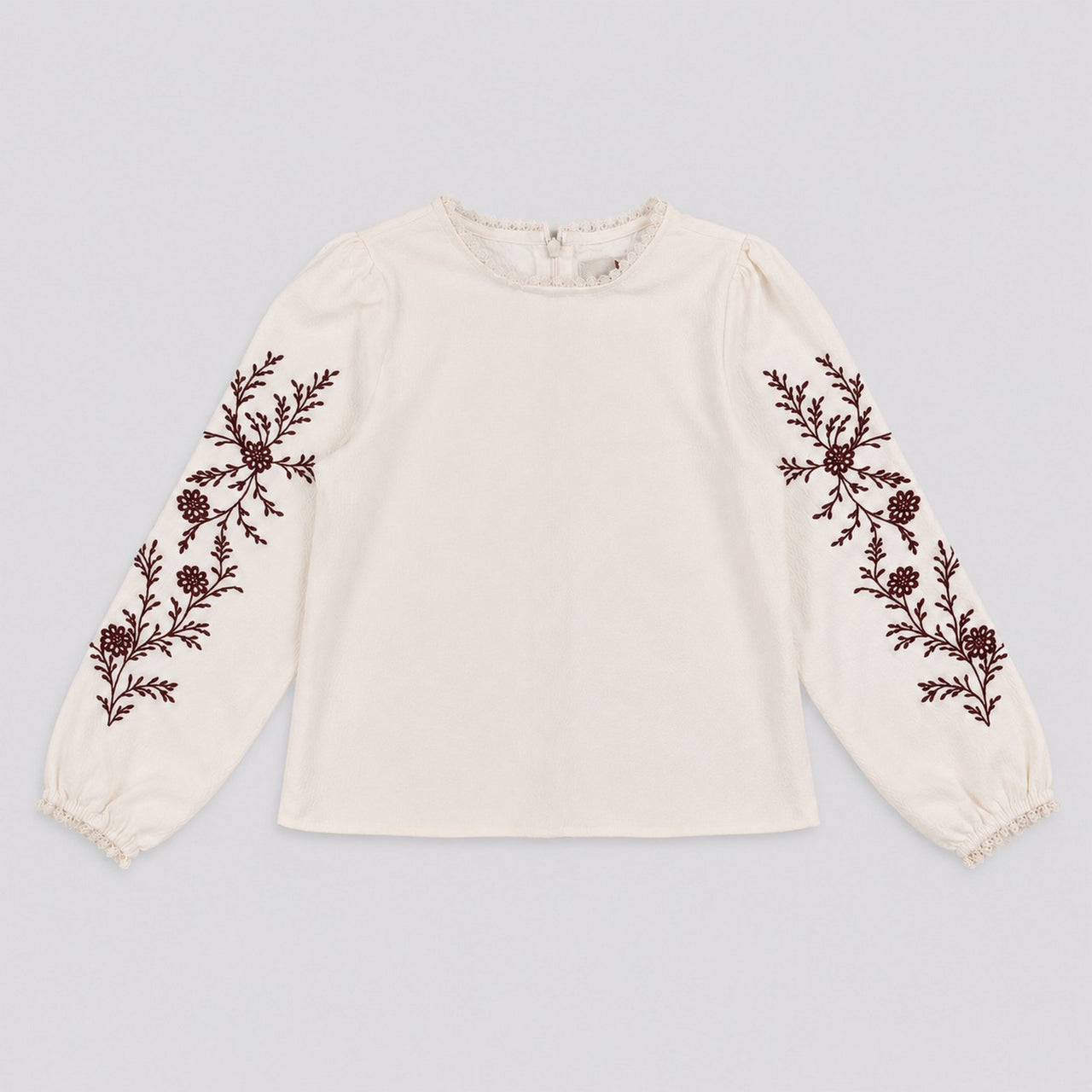 Melange Floral EMB Shirt