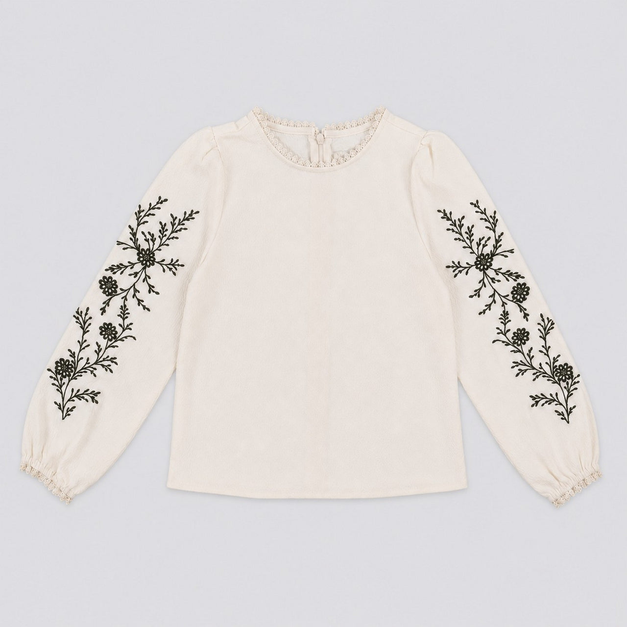 Melange Floral EMB Shirt