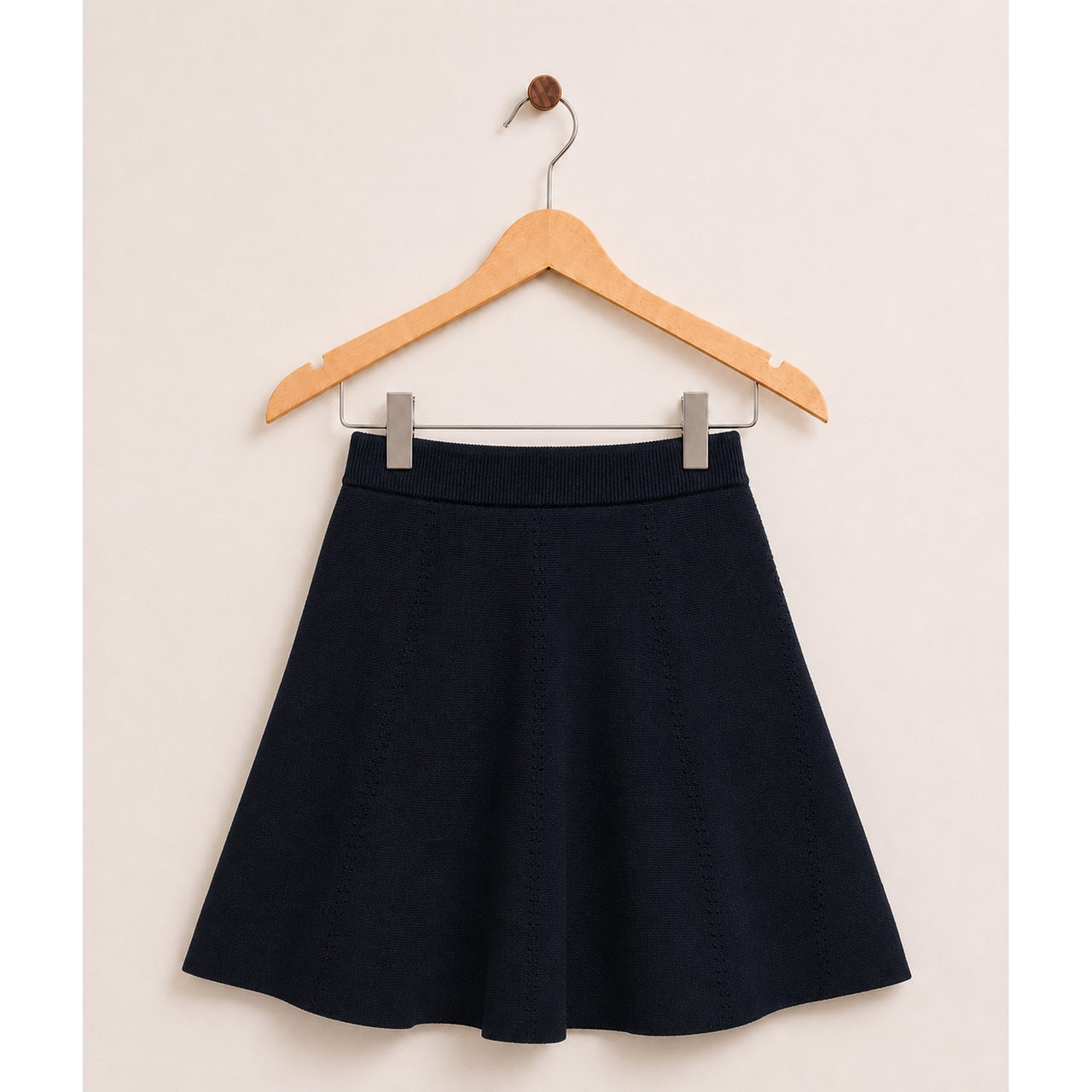 Melange Knit Skirt