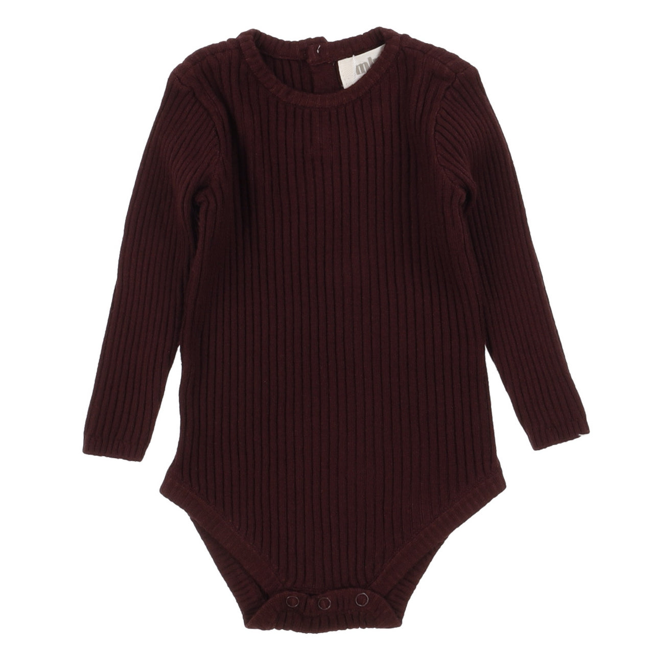 Melange Knit Rib Onesie