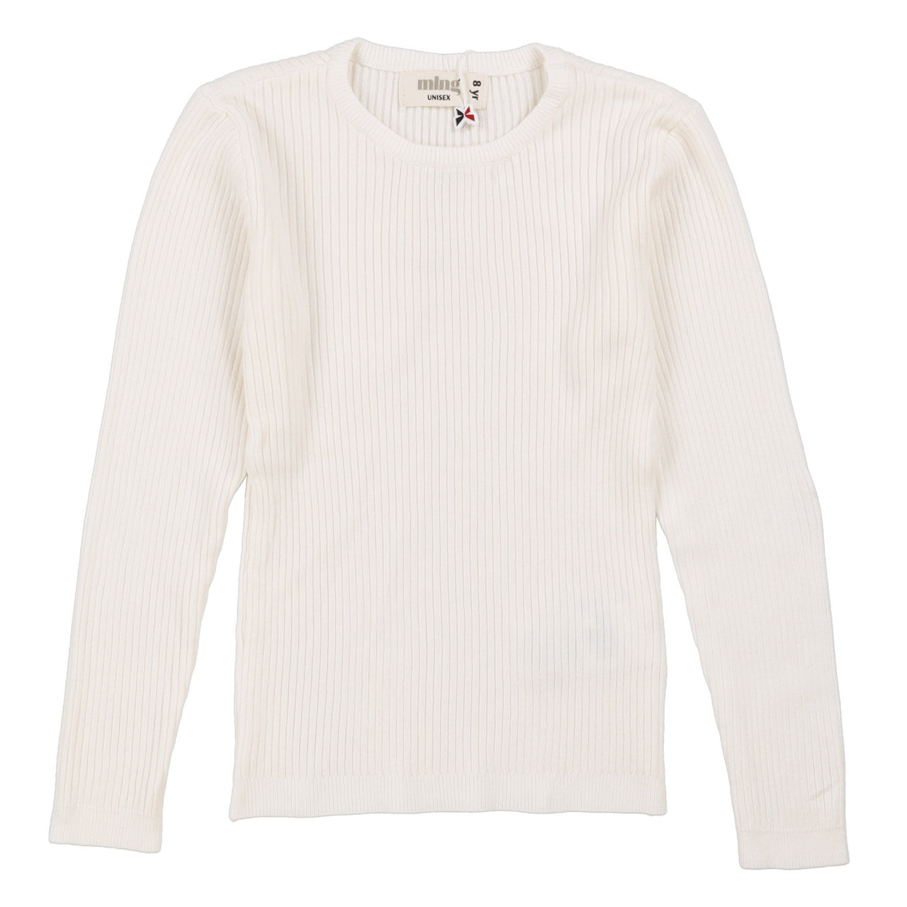 Melange Basic Rib Knit Top