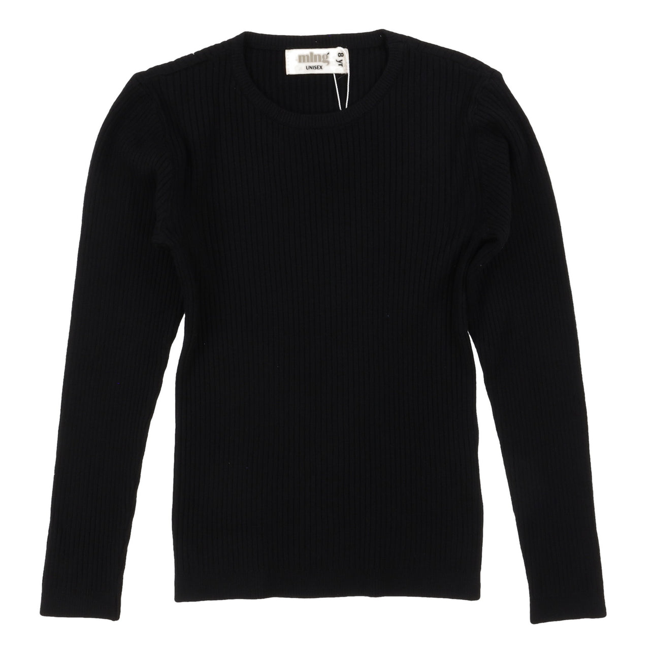 Melange Basic Rib Knit Top