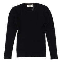 Melange Basic Rib Knit Top