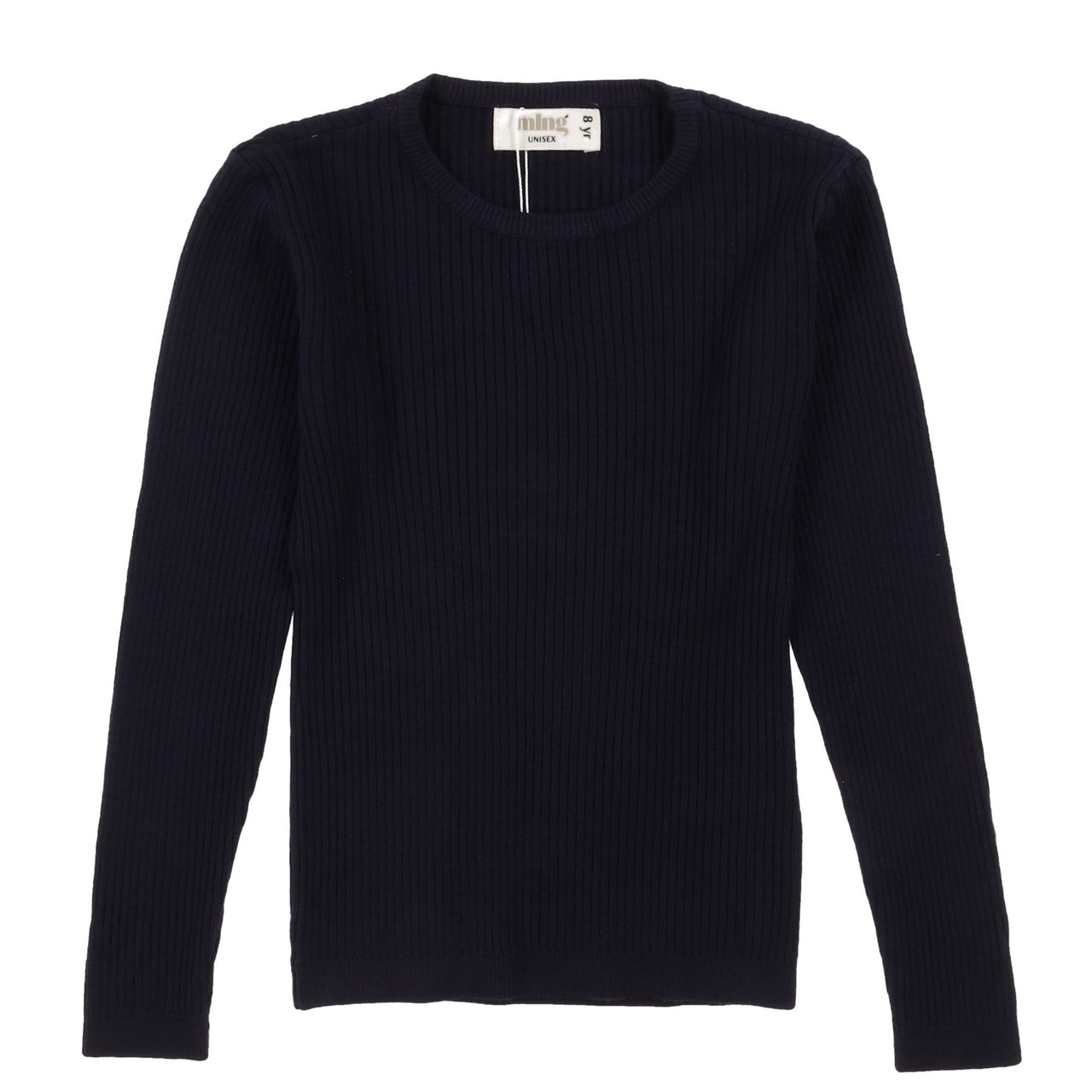 Melange Basic Rib Knit Top