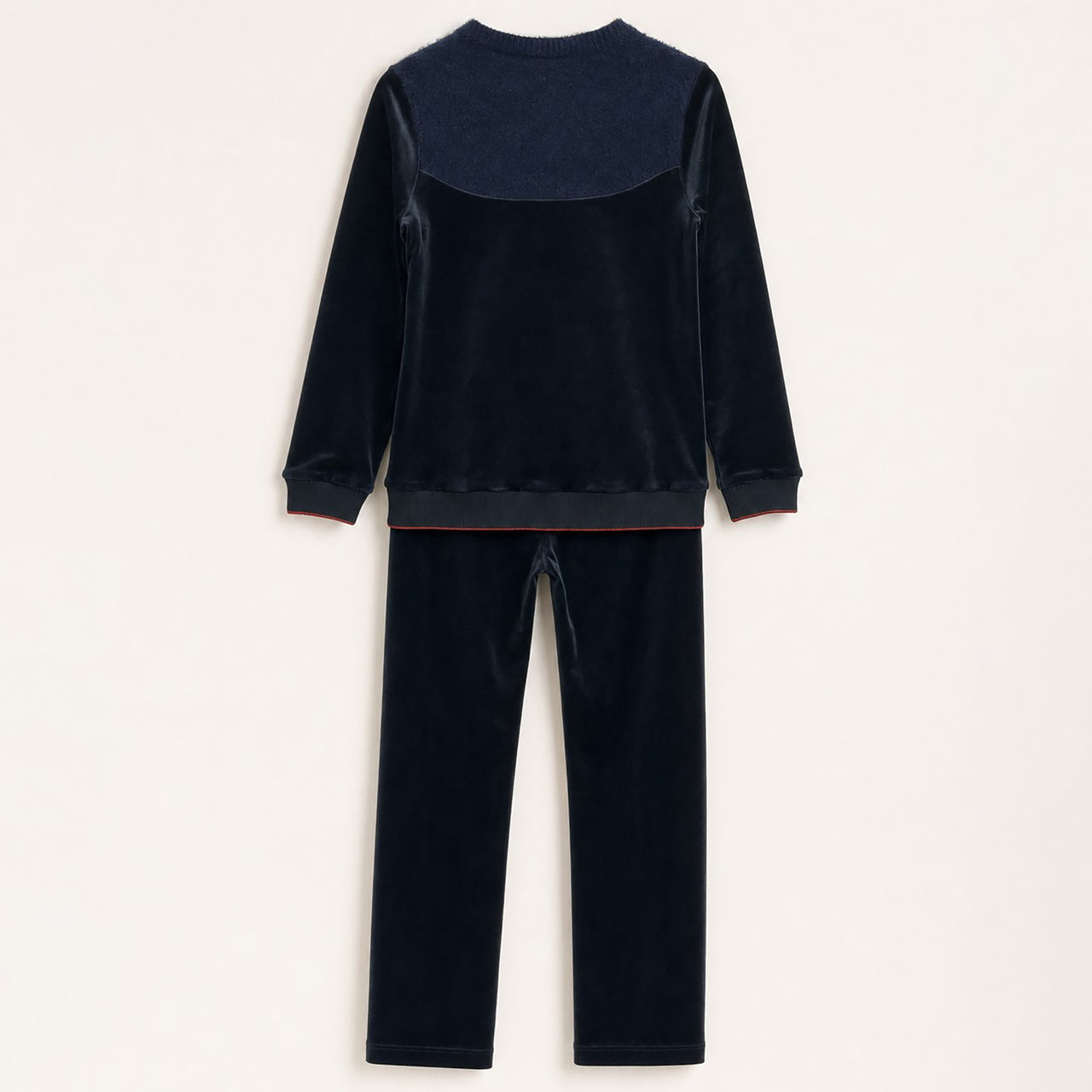 Boys Velvet Knit Robe Set