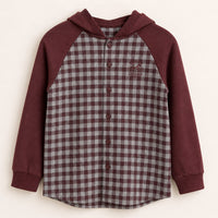 Checkered Hoodie Shirt