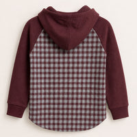 Checkered Hoodie Shirt