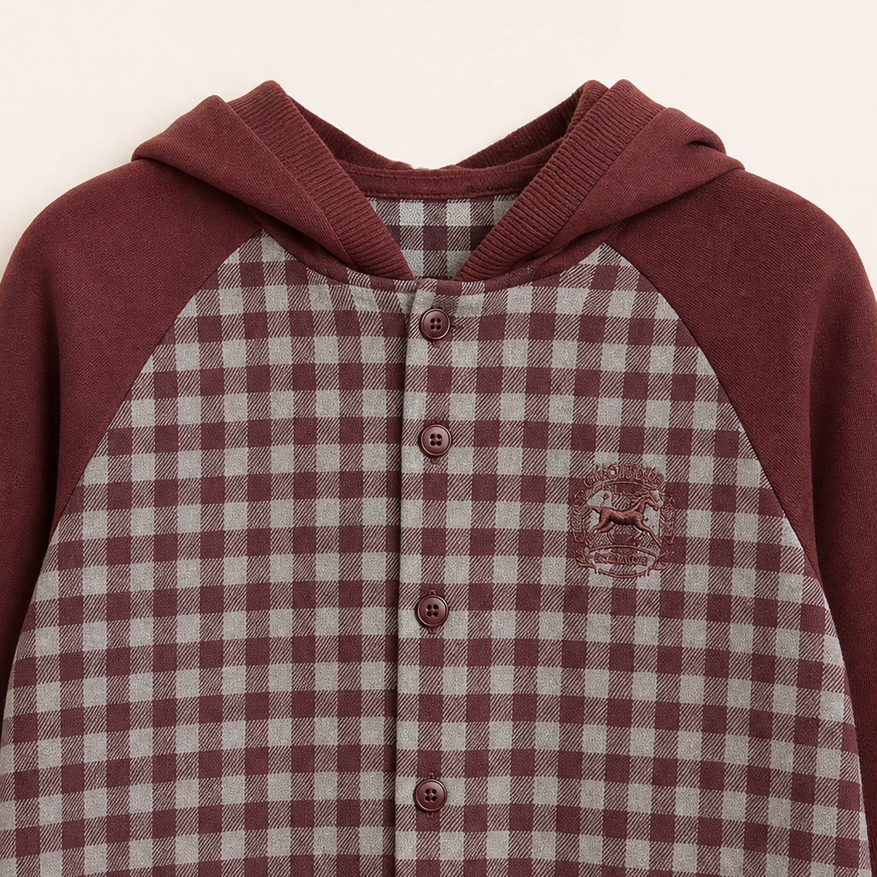 Checkered Hoodie Shirt