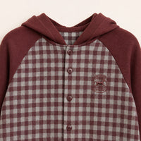 Checkered Hoodie Shirt