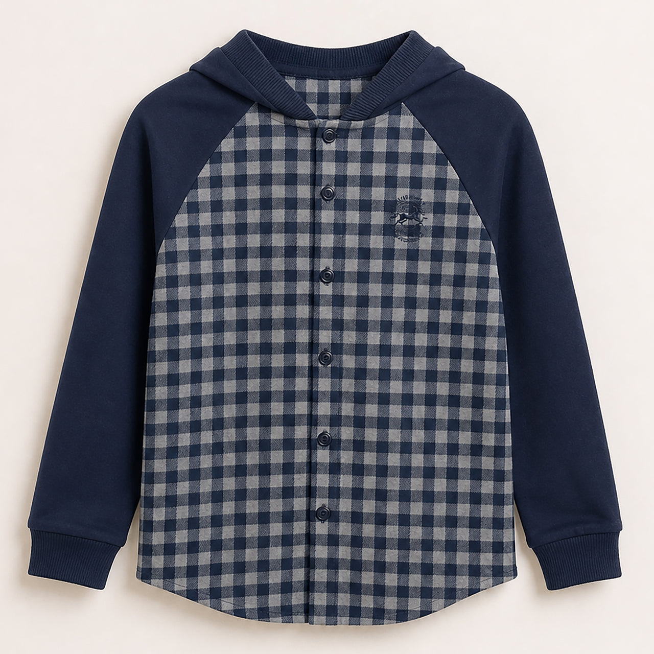 Checkered Hoodie Shirt
