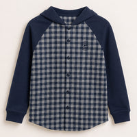 Checkered Hoodie Shirt
