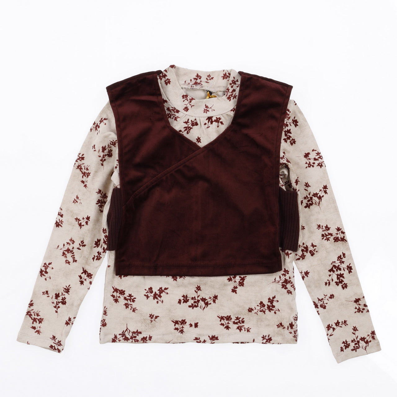 Eleanor Velvet Vest & Shirt