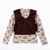 Eleanor Velvet Vest & Shirt