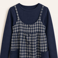 Checkered Jumper Set