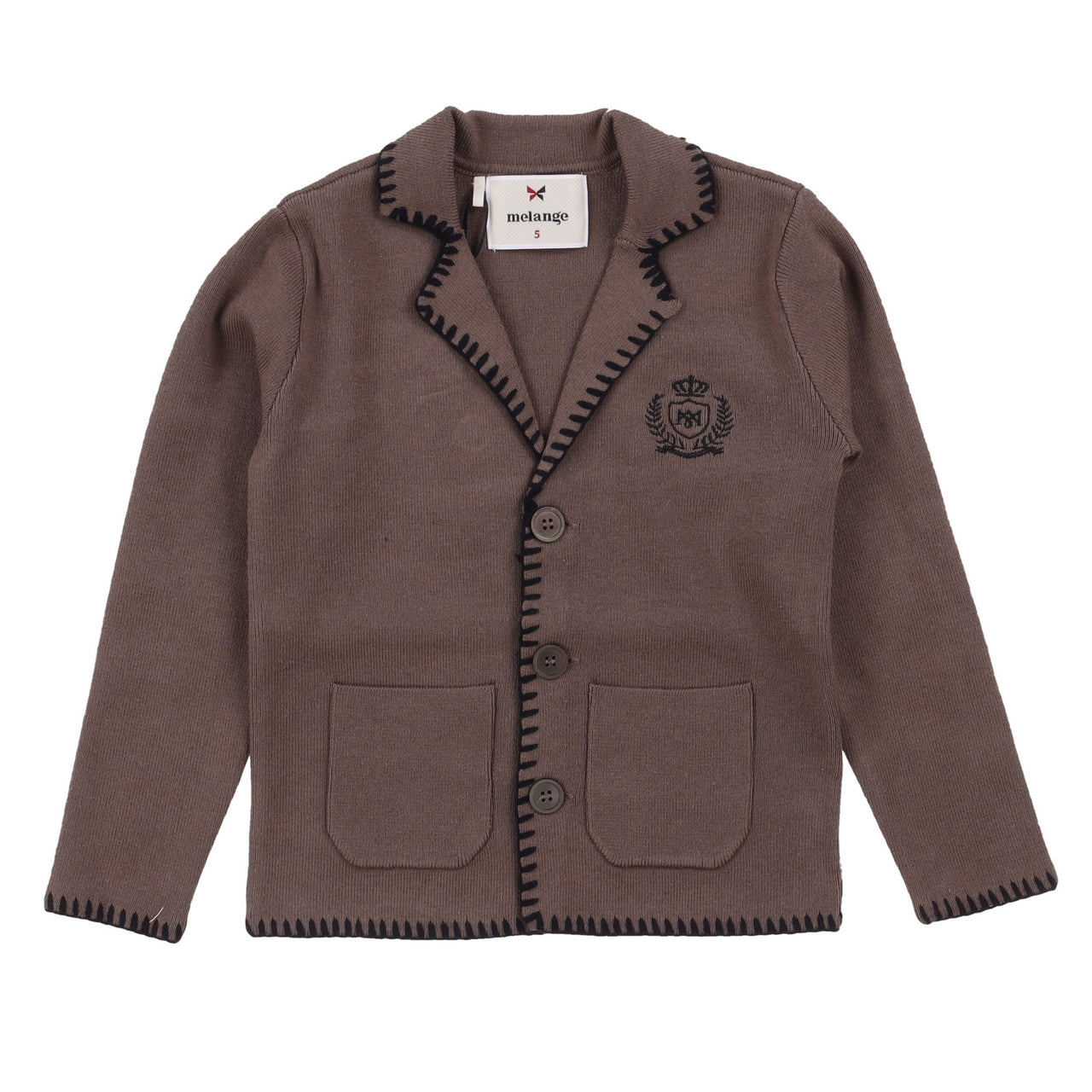 Melange Crochet Blazer