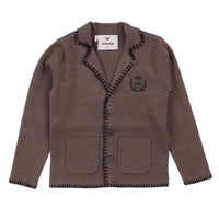 Melange Crochet Blazer