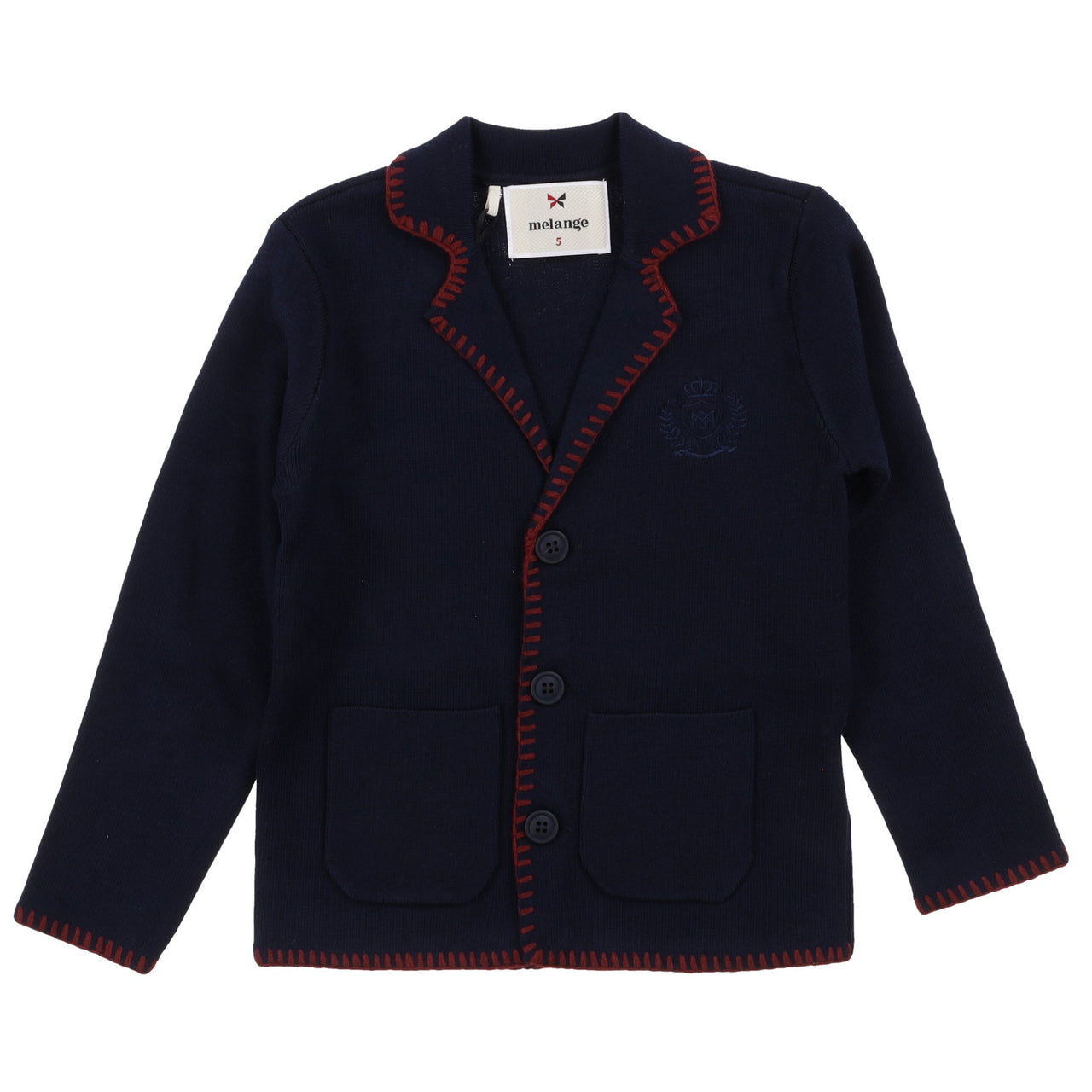 Melange Crochet Blazer