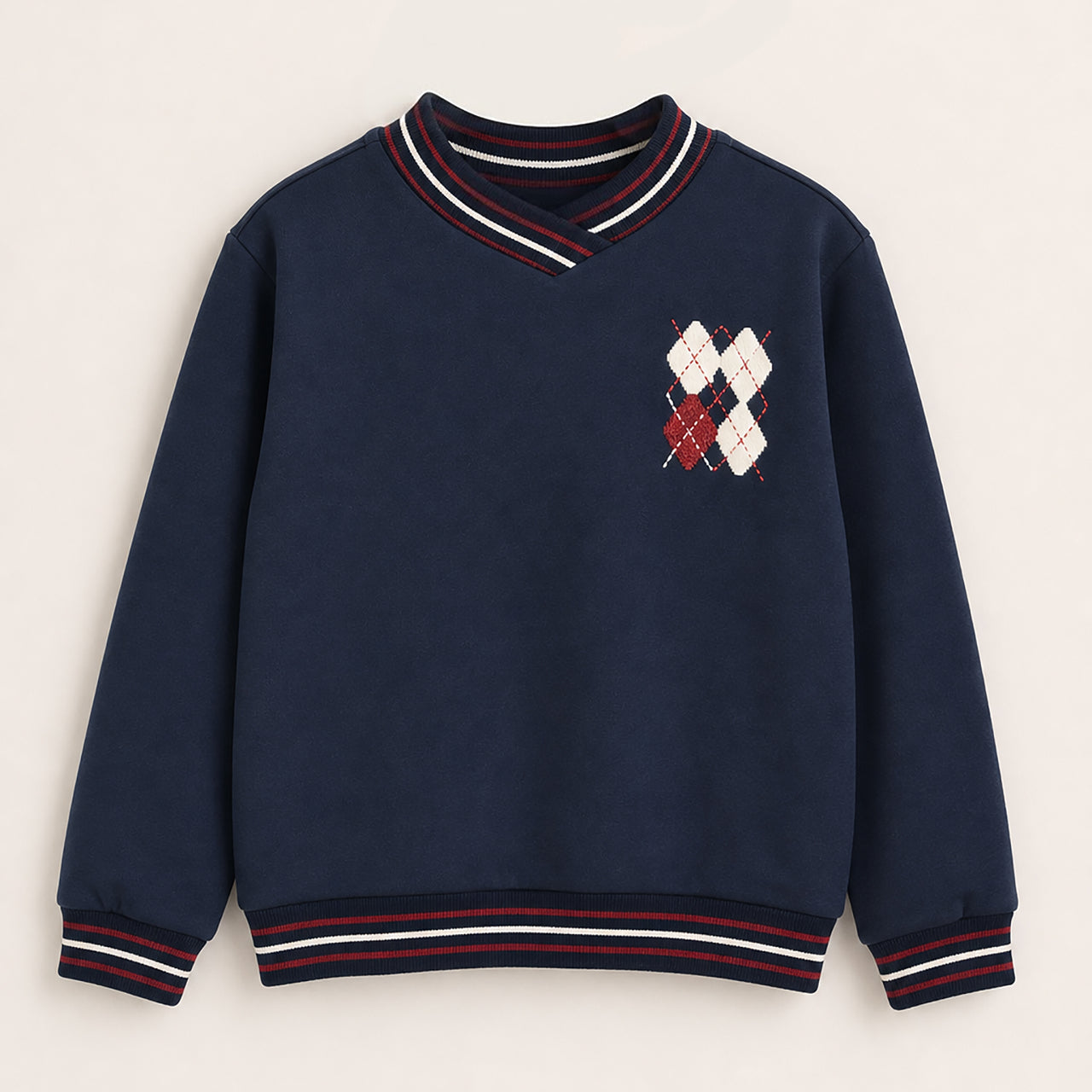 Melange Diamond Sweatshirt