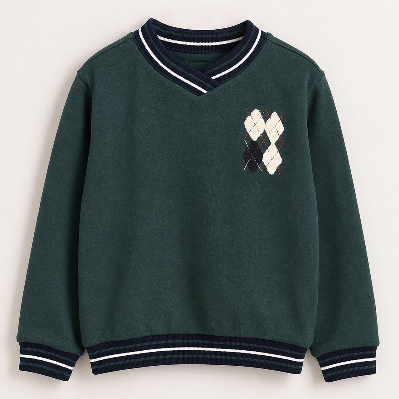 Melange Diamond Sweatshirt