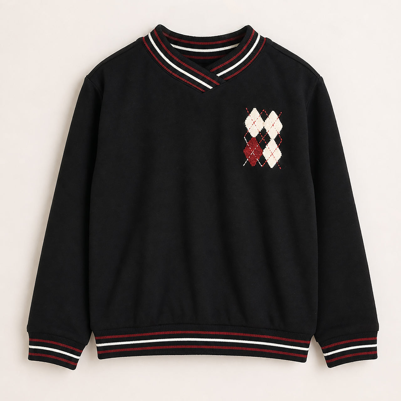 Melange Diamond Sweatshirt