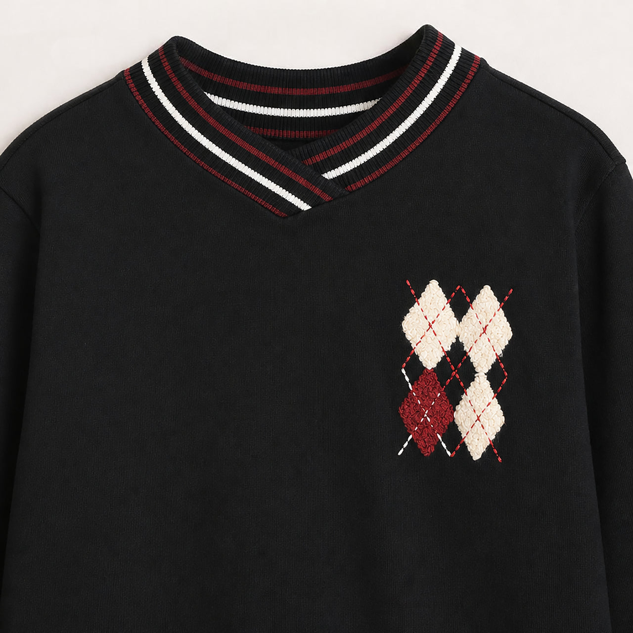 Melange Diamond Sweatshirt