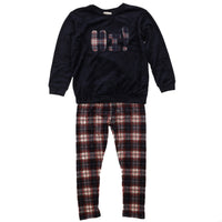 Melange Checkered PJ Set