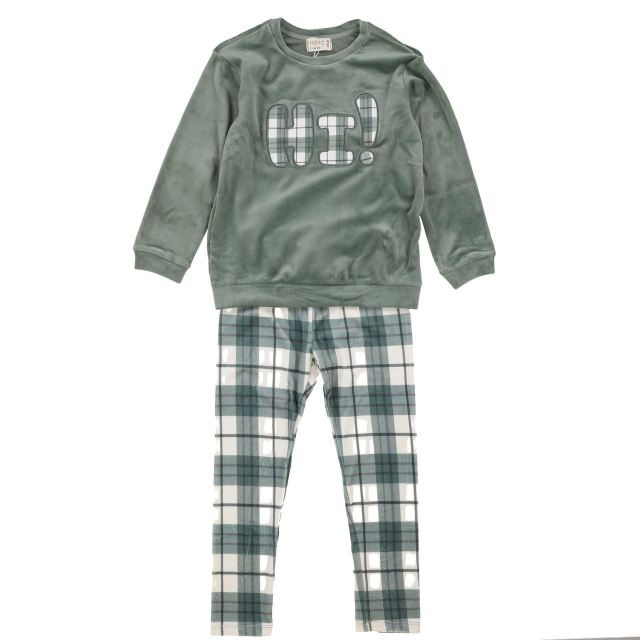 Melange Checkered PJ Set