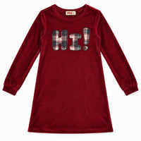 Melange Checked Nightgown