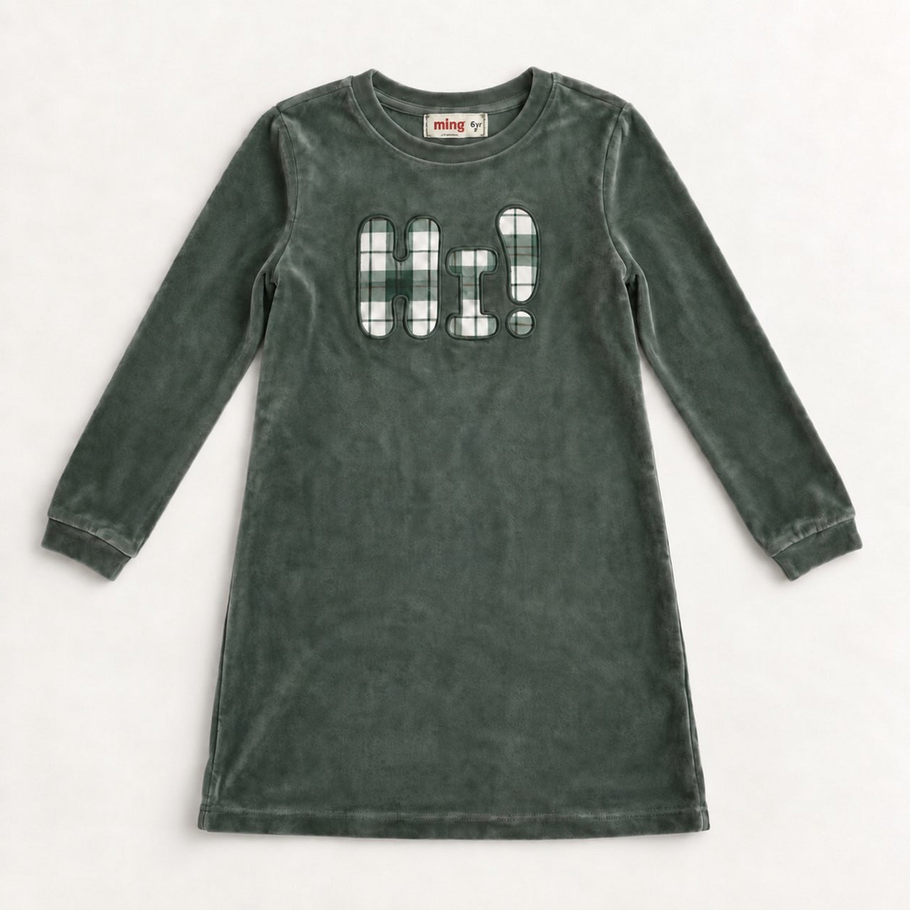 Melange Checked Nightgown