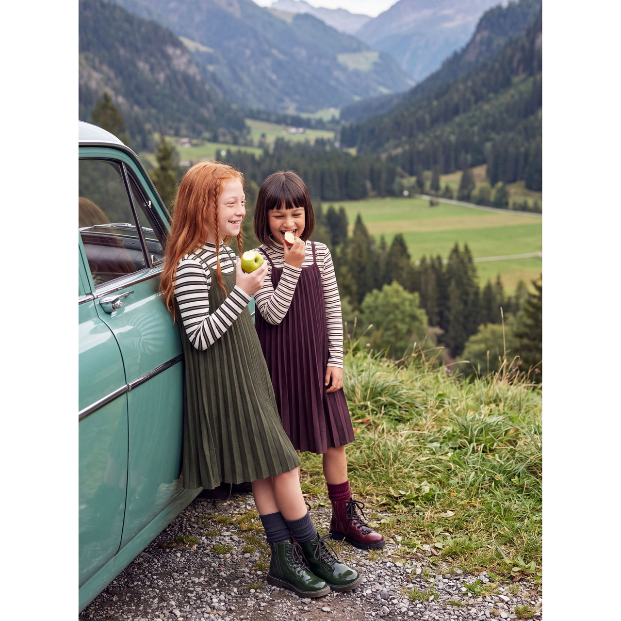 Melange Pleated Jumper