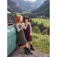Melange Pleated Jumper