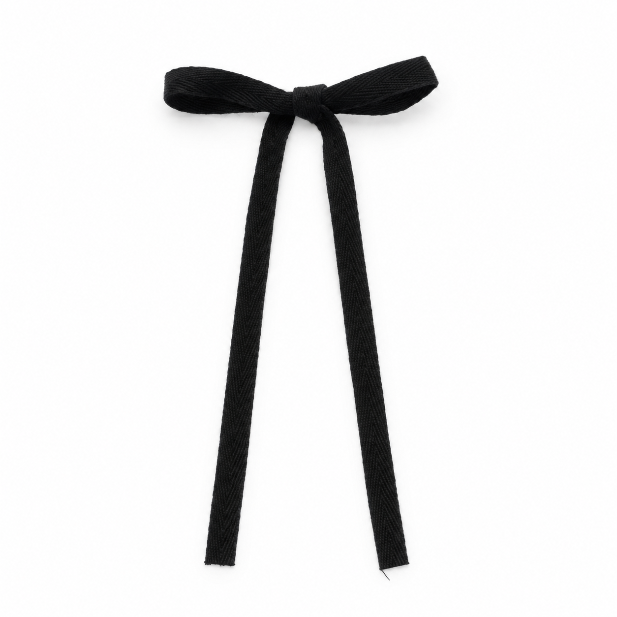Nana Woven Ribbon Bow Hair Tie