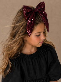 Nana Sequin Bow Clip